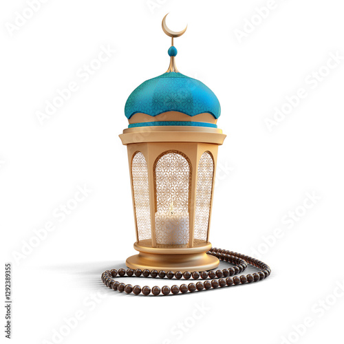 Islamic lamp, ramadan kareem