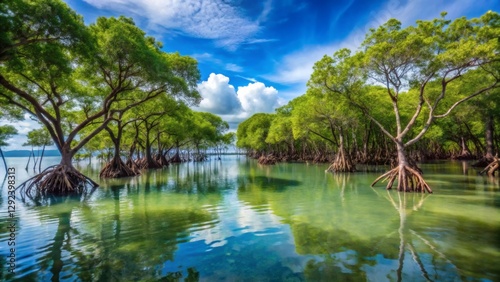 Mangrove Forest Reflection