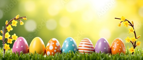 Happy Easter card, background