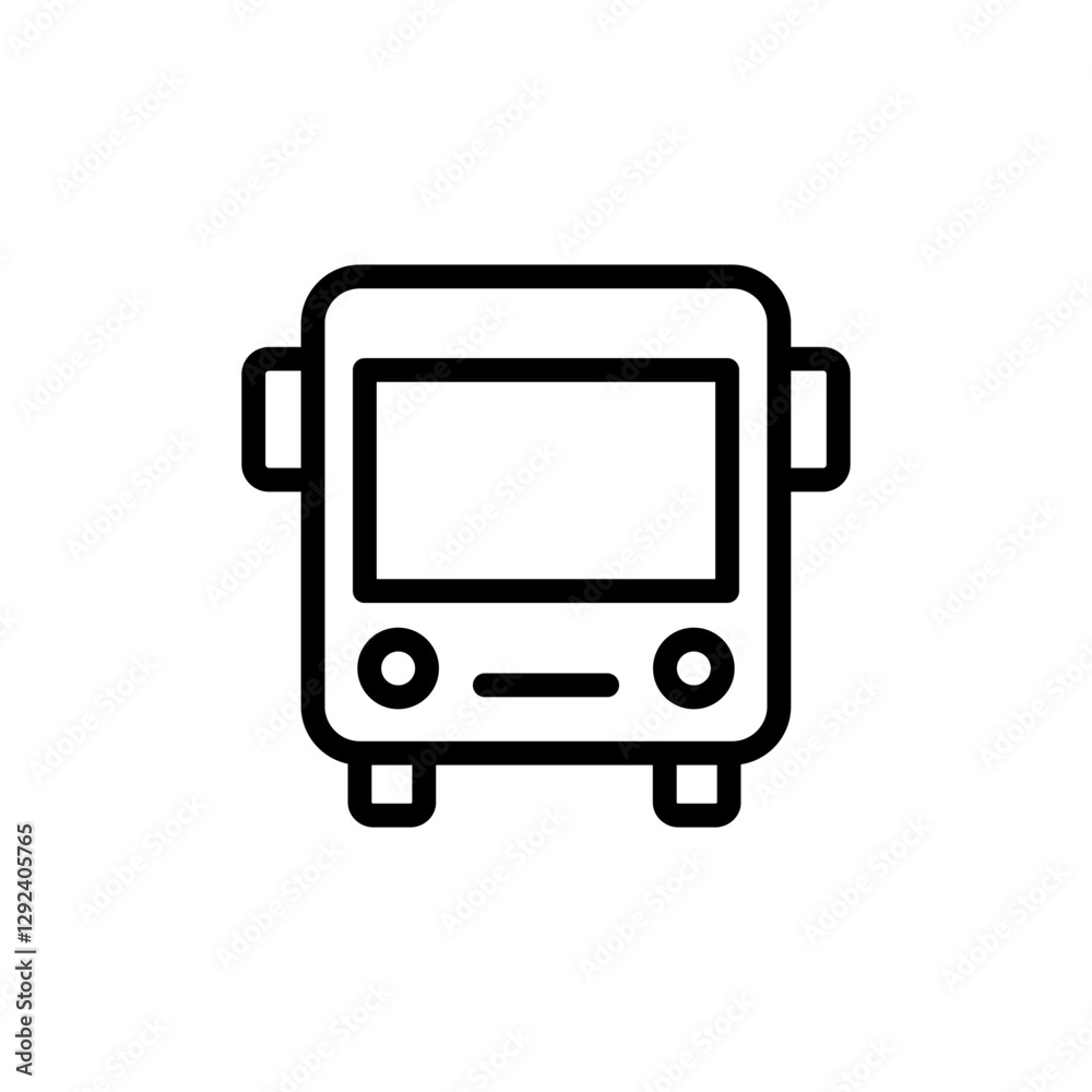 Bus icon vector illustration. bus sign and symbol. transport symbol Bus icon vector illustration. bus sign and symbol. transport symbol