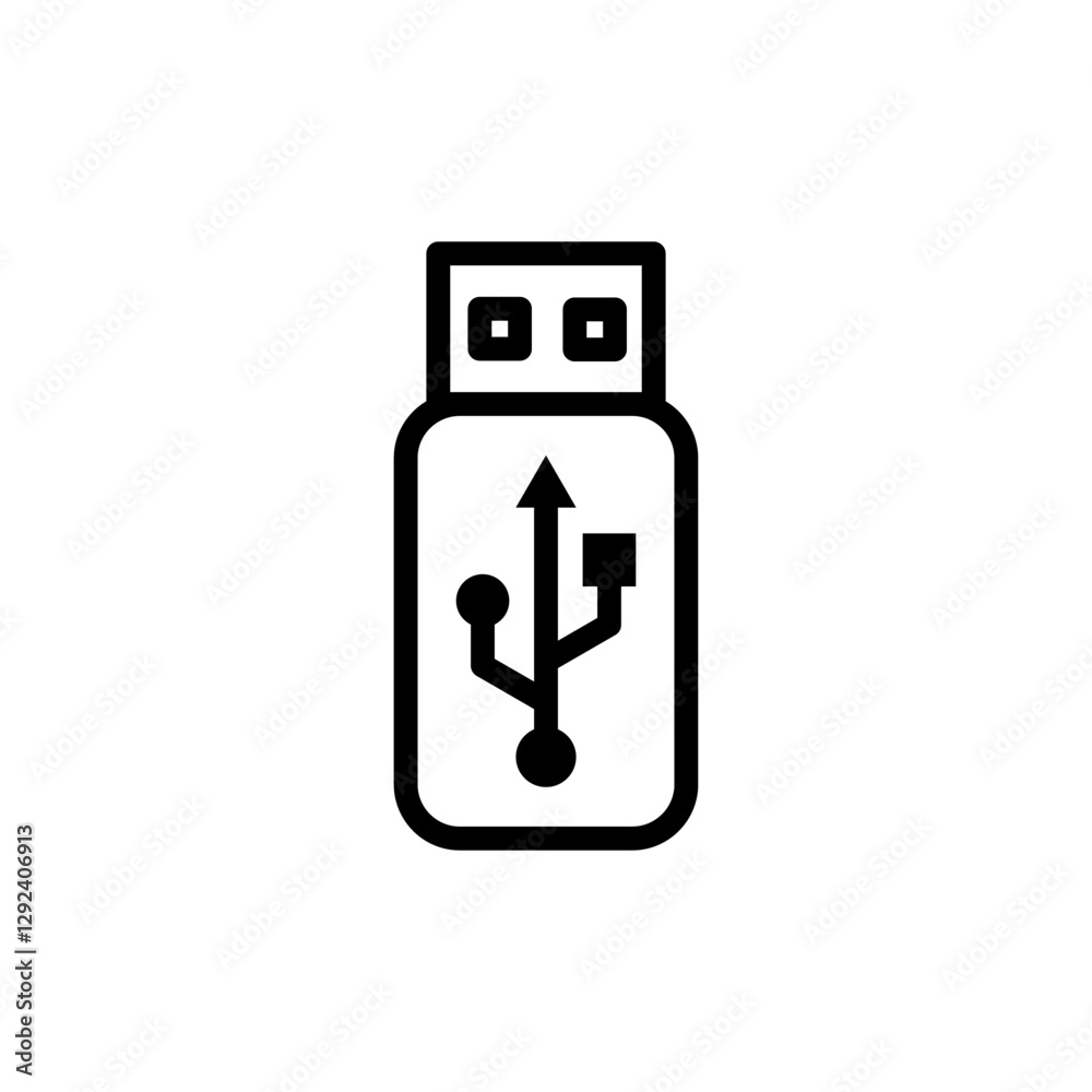 Usb icon vector illustration. Flash disk sign and symbol. flash drive sign. Usb icon vector illustration. Flash disk sign and symbol. flash drive sign.