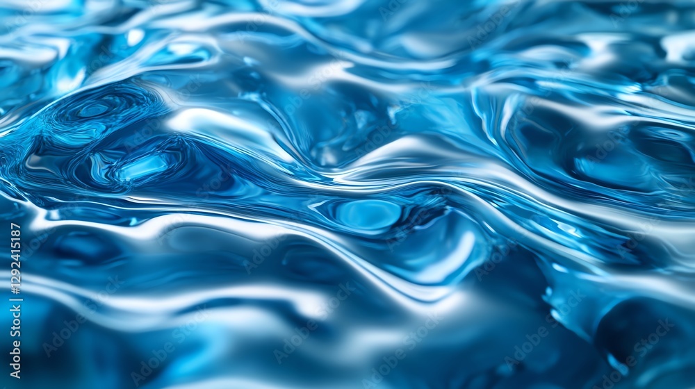 A close-up view of shimmering blue water, showcasing its smooth, undulating surface and reflective qualities. A close-up view of shimmering blue water, showcasing its smooth, undulating surface and reflective qualities.