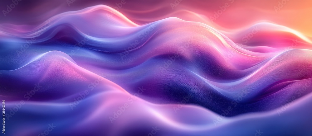 Abstract Gradient Background with Smooth Flowing Shapes in Purple and Blue Hues Abstract Gradient Background with Smooth Flowing Shapes in Purple and Blue Hues