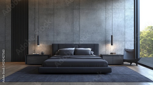 A soft bed in the bedroom