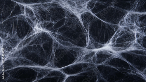 Intricate spiderweb pattern with varied thread thickness for nature background design