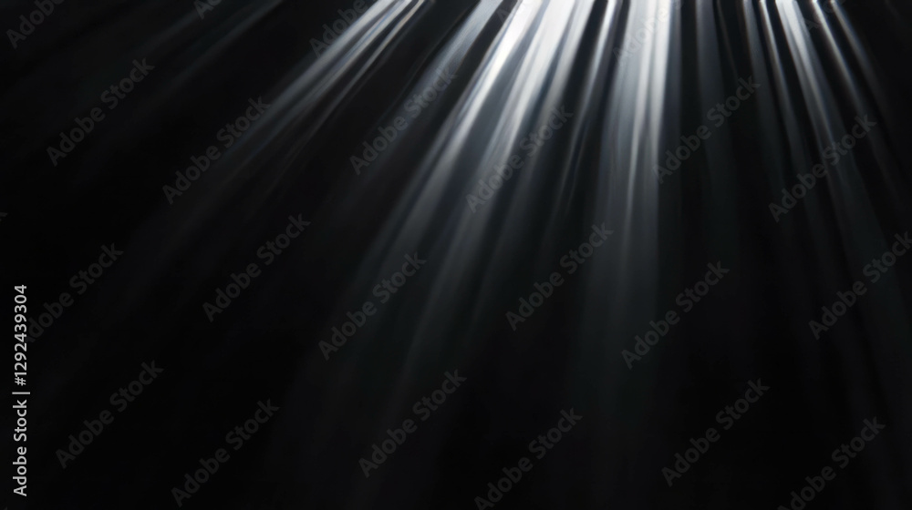 Dramatic sunlight pillars creating ethereal light beams in dark background Dramatic sunlight pillars creating ethereal light beams in dark background