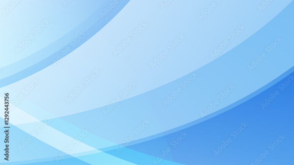 Fototapeta premium Wave Blue Minimal Modern Elegant Abstract Vector Background with dynamic effect for presenation and advertising