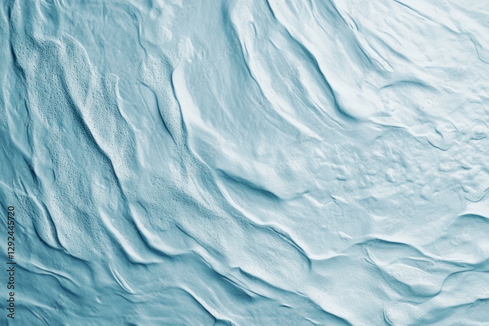 Obraz premium Abstract Blue Textured Surface Swirling Patterns Soft Light Background