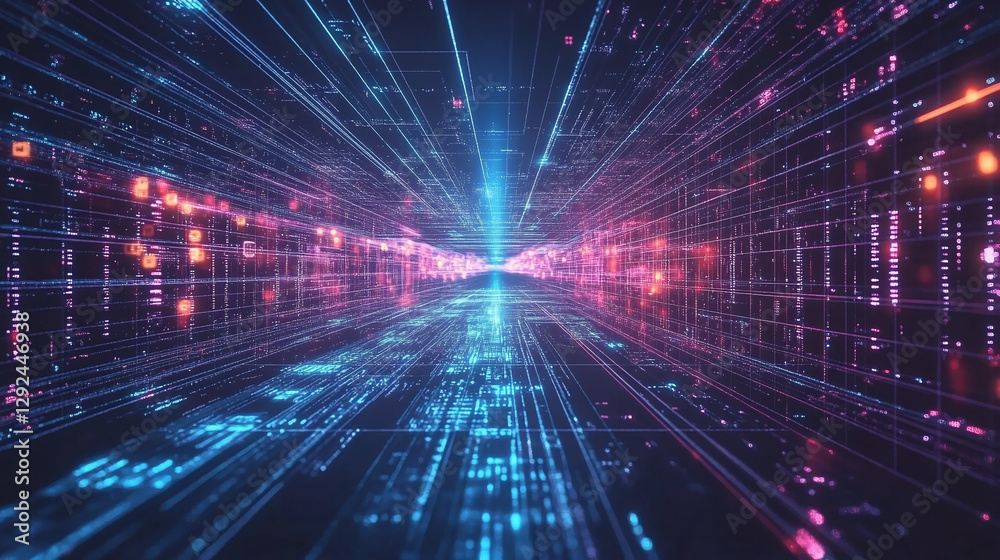 A dark tech background features glowing circuit paths and dynamic lines, symbolizing continuous digital evolution A dark tech background features glowing circuit paths and dynamic lines, symbolizing continuous digital evolution