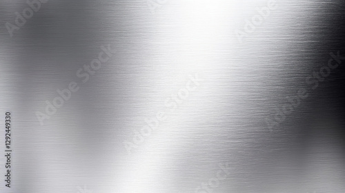 Sleek brushed metal texture with shiny silver finish, ideal for backgrounds