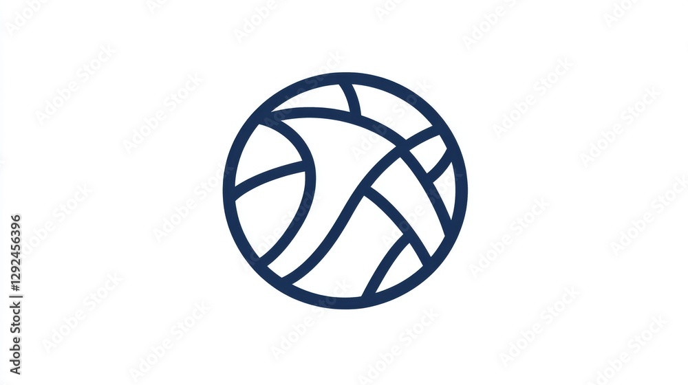 Abstract Blue Globe Logo