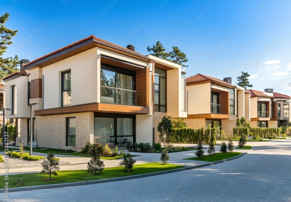 Fototapeta premium Modern Residential Architecture
