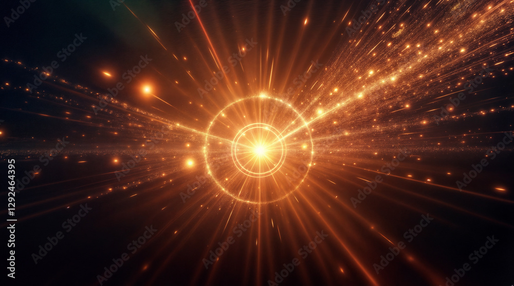 Fototapeta premium Light, energy, effects