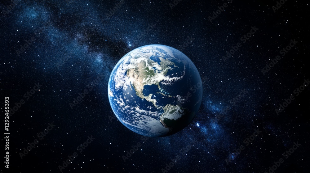 Earth globe in starry space, symbolizing unity and infinite possibilities.
Earth globe in starry space, symbolizing unity and infinite possibilities.