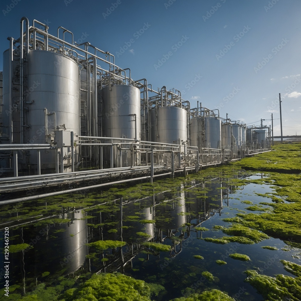 Obraz premium oil storage tank
