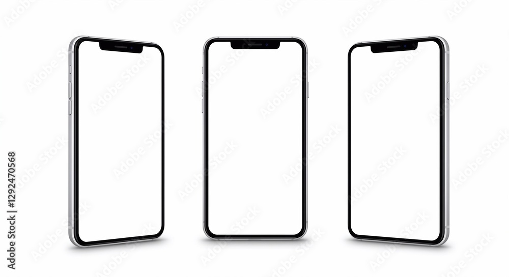 Modern Smartphone Mockup with Blank Screen
Modern Smartphone Mockup with Blank Screen