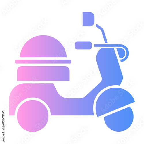 food delivery Gradient icon