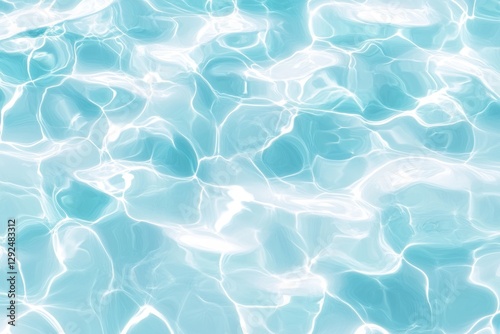 Serene Blue Water Surface Ripple Texture Background