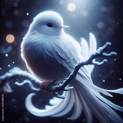 bird on the moon