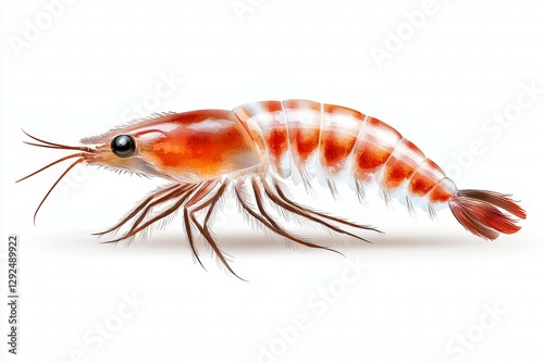 Wallpaper Mural Shrimp is shown in a white background Torontodigital.ca