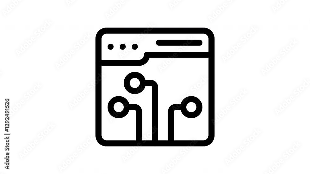 website design animated icon website design animated icon