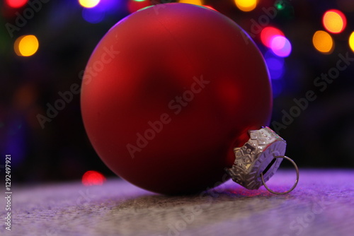 red christmas balls