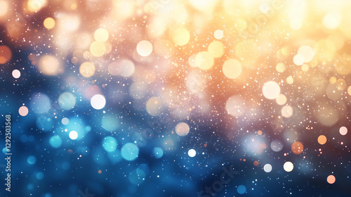 Colorful Bokeh Abstract Background Lights

