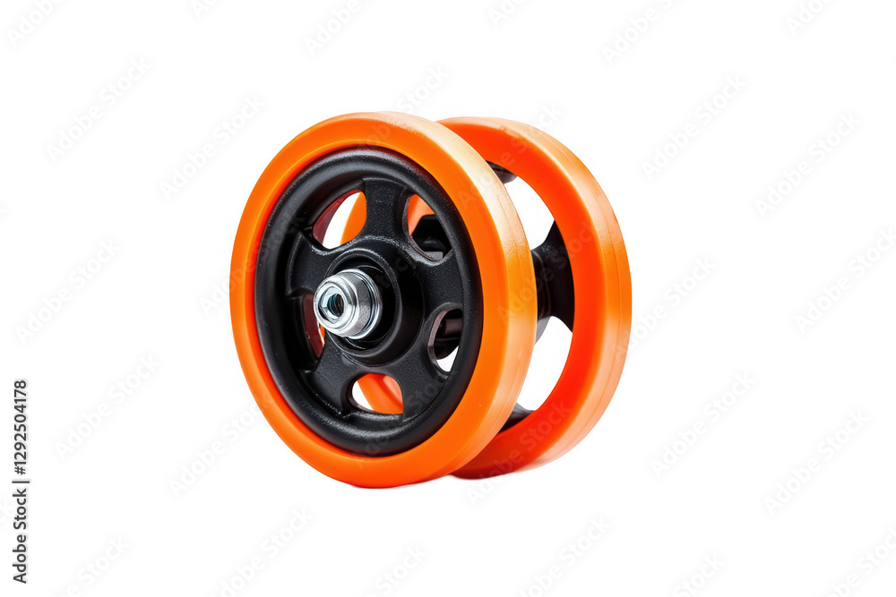 High-quality skateboard wheel with black core and vibrant orange outer, suitable for various skating activities on smooth surfaces, perfect for tricks and cruising High-quality skateboard wheel with black core and vibrant orange outer, suitable for various skating activities on smooth surfaces, perfect for tricks and cruising