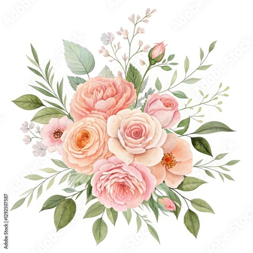 wedding bouquet of roses