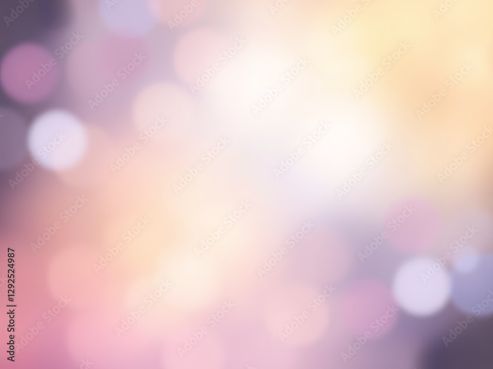 Obraz premium Vibrant Abstract Light Patterns Creating a Dreamlike Atmosphere in Soft Colorful Hues and Shapes
