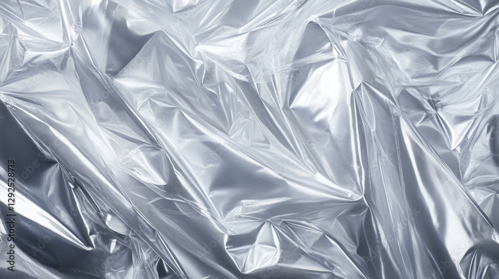 Plastic film wrap bag package texture overlay effect. Stretch polyethylene or cellophane vector background. 3d realistic clear mockup for food pack with wrinkle and fold. Glossy clean polymer material Plastic film wrap bag package texture overlay effect. Stretch polyethylene or cellophane vector background. 3d realistic clear mockup for food pack with wrinkle and fold. Glossy clean polymer material