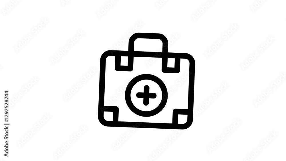 first aid kit animated icon first aid kit animated icon