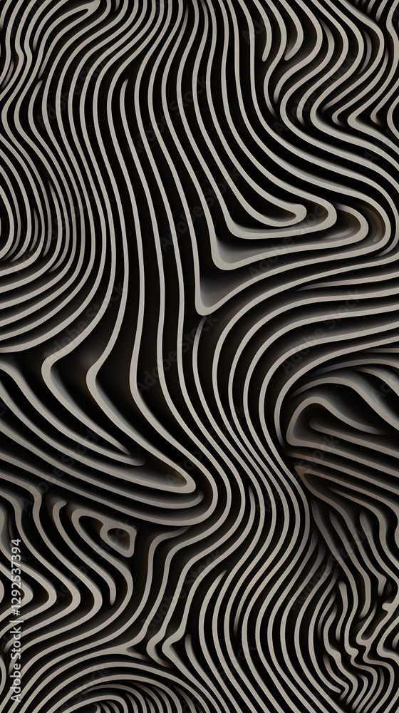 Fototapeta premium op art piece that subtly includes a cryptid in its design design poster background