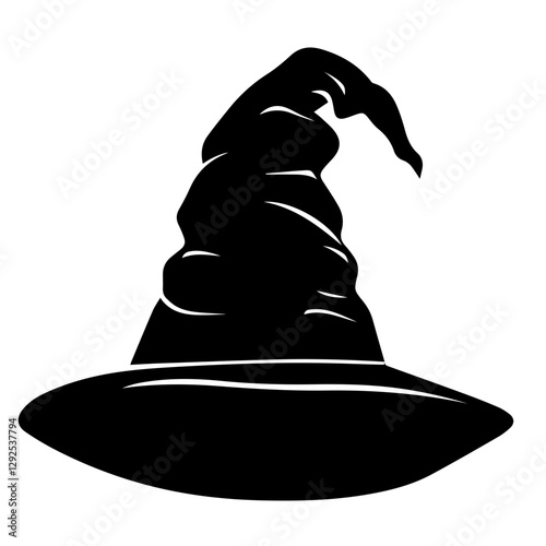 Witcher Hat Silhouette for Halloween & Fantasy Designs
