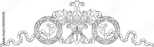 sketch vector silhouette illustration icon symbol ornament decoration accessories decorative carving classic vintage ethnic
