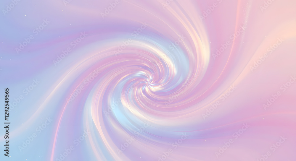 Obraz premium Swirling pearlescent texture with dreamy pastel hues and shimmering light
