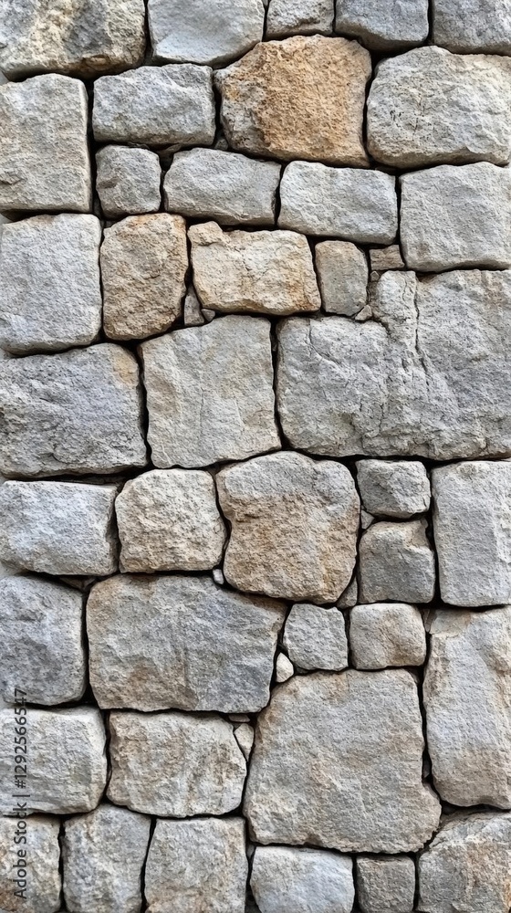 Obraz premium Vertical Stone Wall Texture
