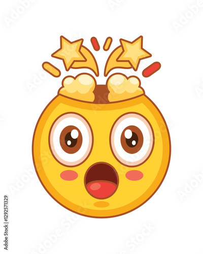 Mind Blown Emoji Astonished Expression