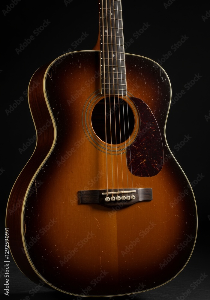 Obraz premium Acoustic guitar strings