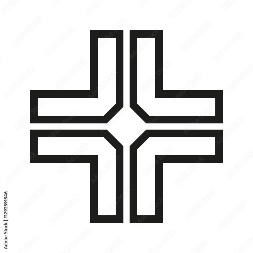 Fototapeta premium y2k dynamic shapes vector