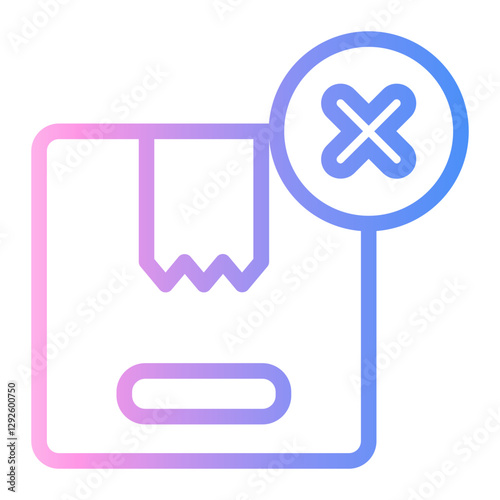 exclamation Line Gradient Icon