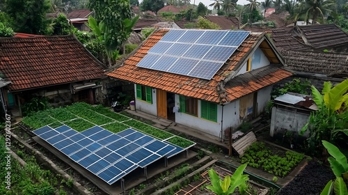 Rural home solar power