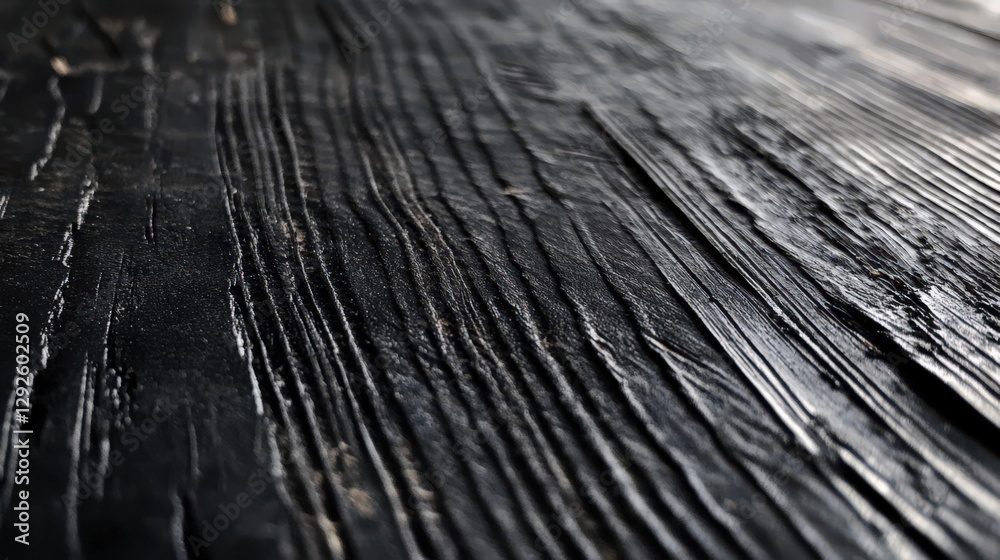 Fototapeta premium Dark Wood Grain Texture Abstract Background