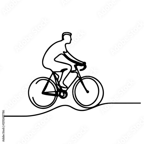bicycle on a white background