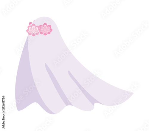 Wedding Veil Soft Elegant Bridal Ornament