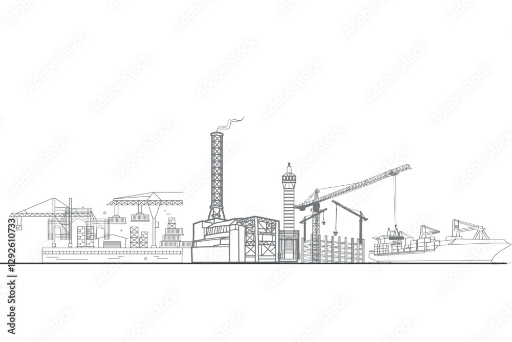 Obraz premium Sea Port