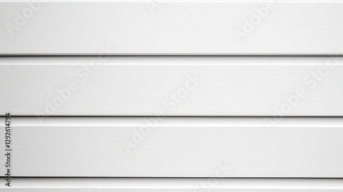 White horizontal vinyl siding texture. Ideal for home improvement, construction, and design projects.