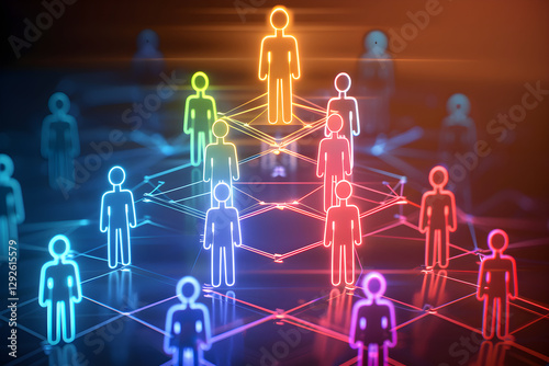 Wallpaper Mural Conceptual Illustration of a Pyramid-Shaped Multilevel Marketing Structure Torontodigital.ca