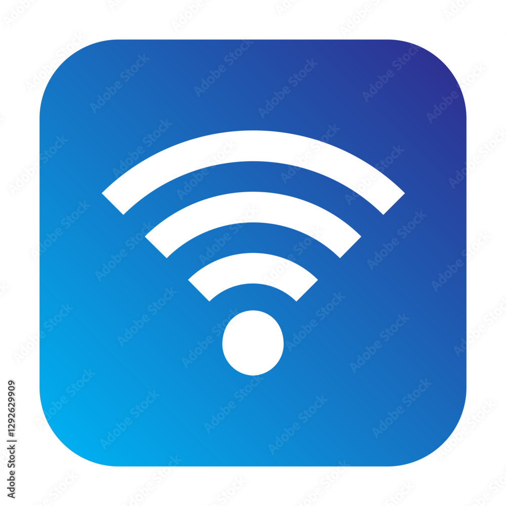 wifi Solid gradient icon wifi Solid gradient icon