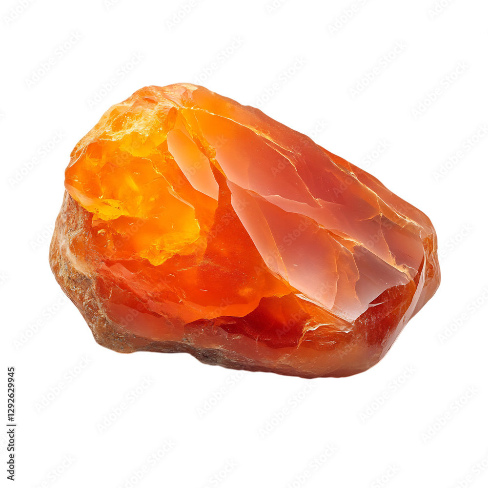 Smooth Carnelian Stone Isolated on Transparent Background Smooth Carnelian Stone Isolated on Transparent Background